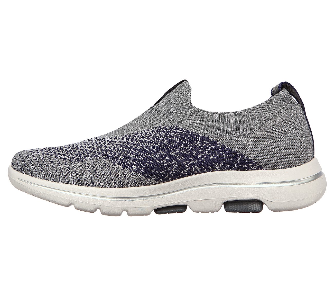 GO WALK 5-MERRITT, CHARCOAL/NAVY Footwear Left View
