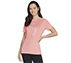 DIAMOND BLISSFUL TEE, CCORAL Apparel Lateral View