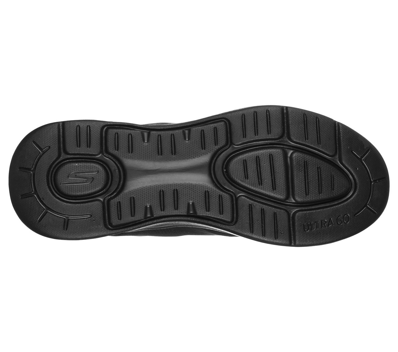 GO WALK ARCH FIT - SKY VAULT, BBLACK Footwear Bottom View