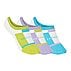 3PK WOMENS BLOCK NON TERRY LI, PURPLE/AQUA/PINK