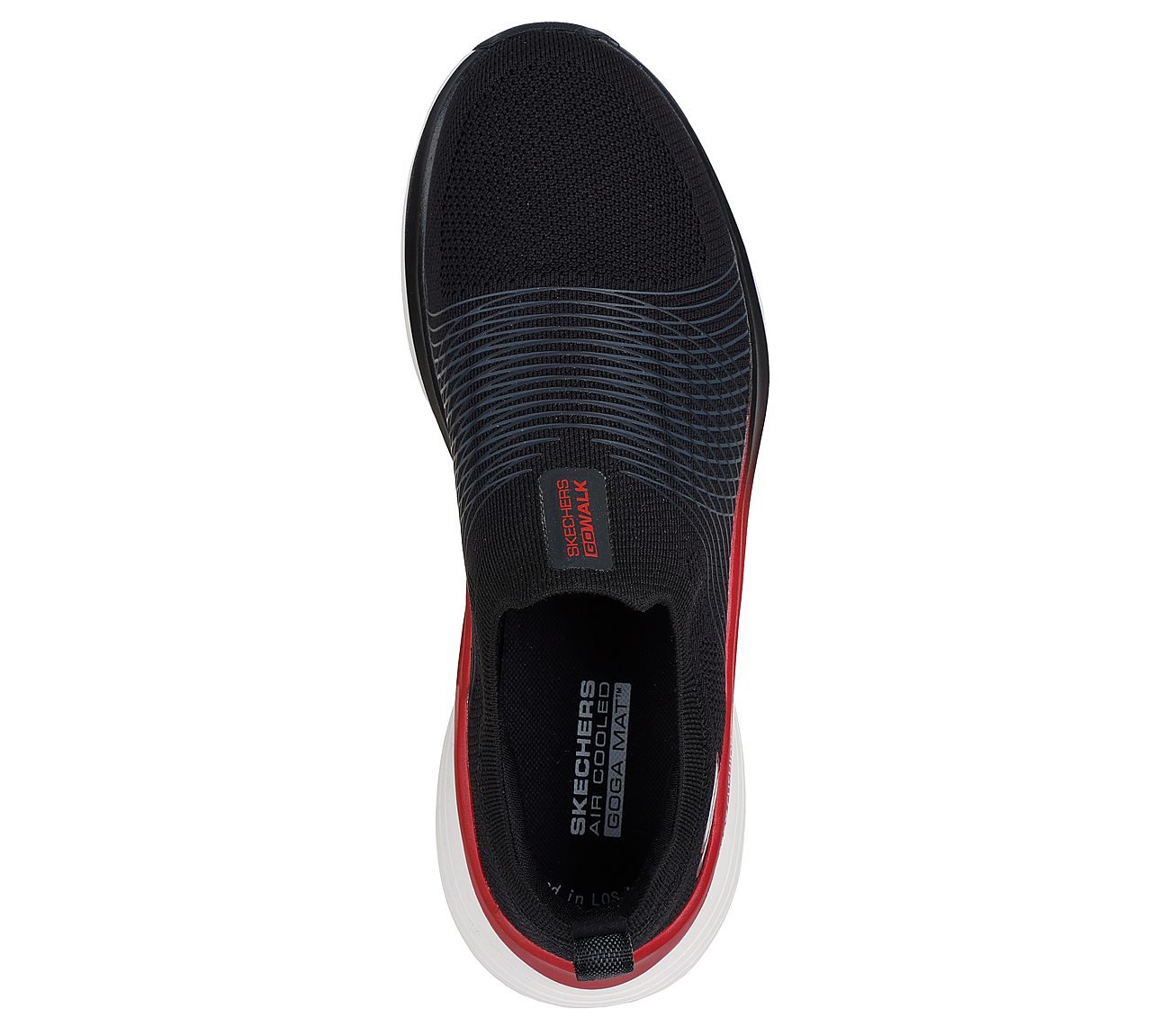 GO WALK COMFORT WALKER - CONS, BLACK/RED