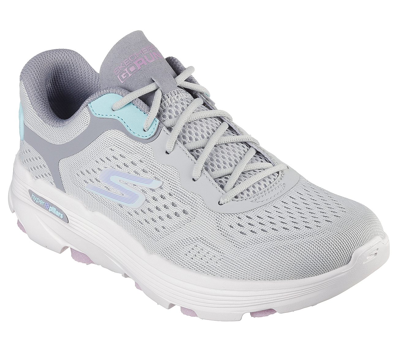 GO RUN 7.0 - ESCAPE, GREY/LAVENDER Footwear Right View