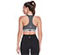 GOFLEX JACQUARD BRA, GGREY Apparels Top View