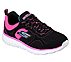 GO RUN 400, BLACK/HOT PINK Footwear Lateral View