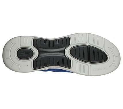 GO WALK ARCH FIT - ICONIC, BLUE/BLACK Footwear Bottom View
