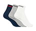3pk Mens Non Terry Bamboo Ank, NVY/GRY/WHT
