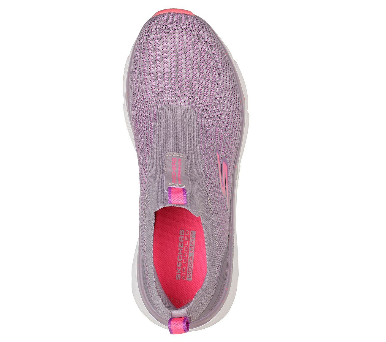 MAX CUSHIONING ELITE-PROMISED, LAVENDER/PINK Footwear Top View