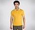 SS BUTTON DOWN POLO, YELLOW