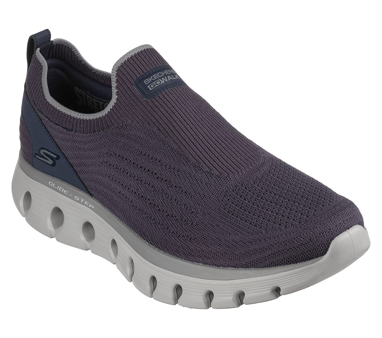 GO WALK GLIDE-STEP FLEX, NNNAVY Footwear Lateral View