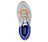 MAX CUSHIONING PREMIER -PERSP, GREY/BLUE Footwear Top View