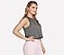 DIAMOND CROPPED TANK, BLACK