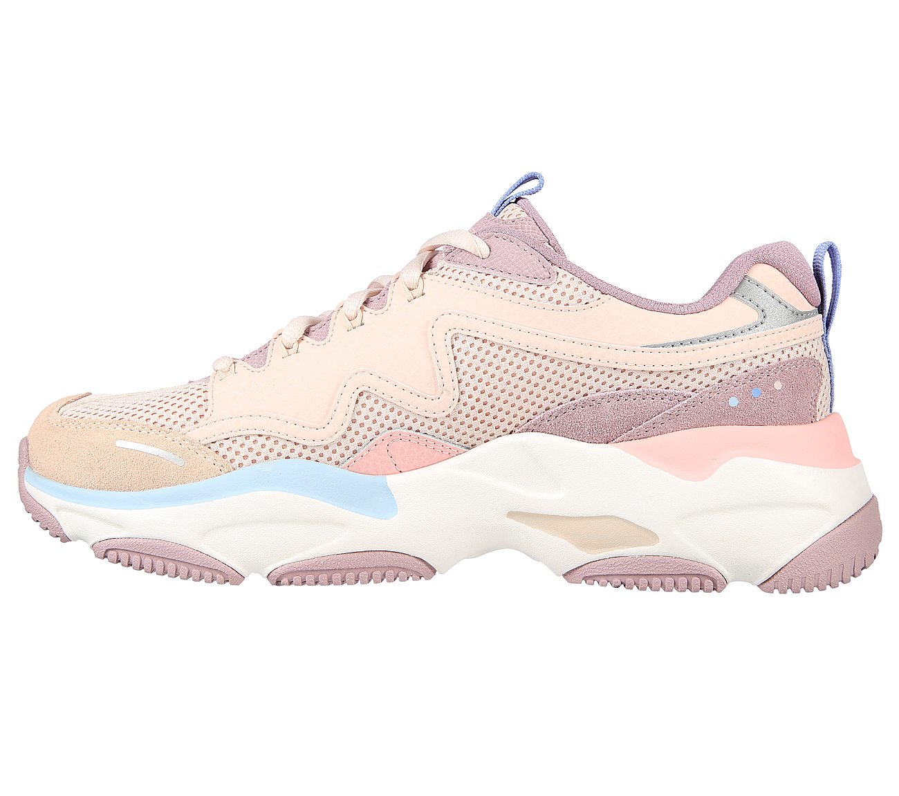 CHUNKY FASHION 1, PINK/LAVENDER Footwear Left View