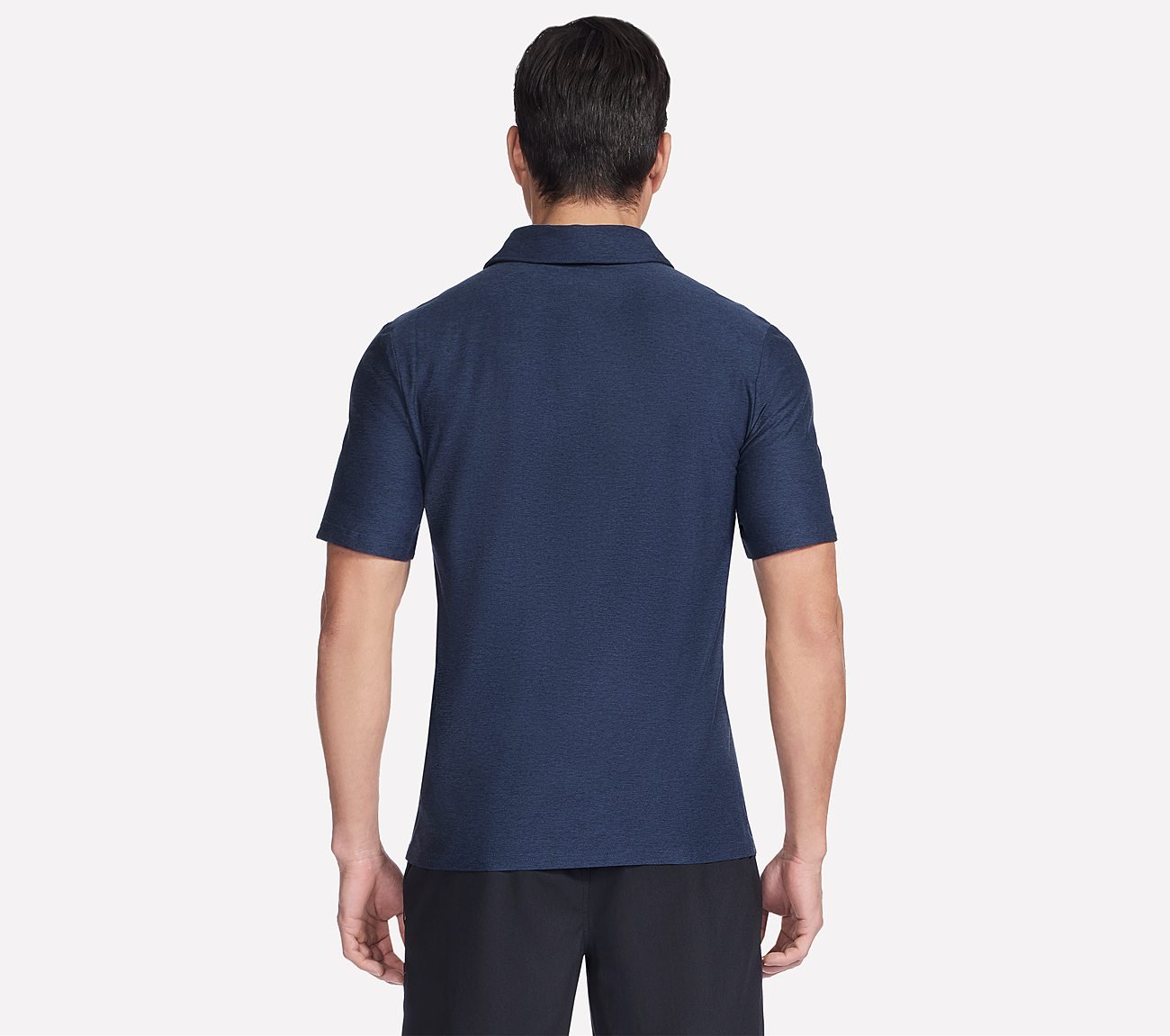 GODRI ALL DAY POLO, NAVY Apparel Top View