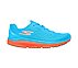 GO RUN RIDE 9 - RIDE 9, BLUE/CORAL Footwear Right View