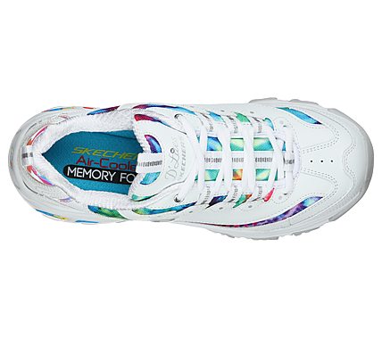 D'LITES - SUMMER FIESTA, WHITE/MULTI Footwear Top View