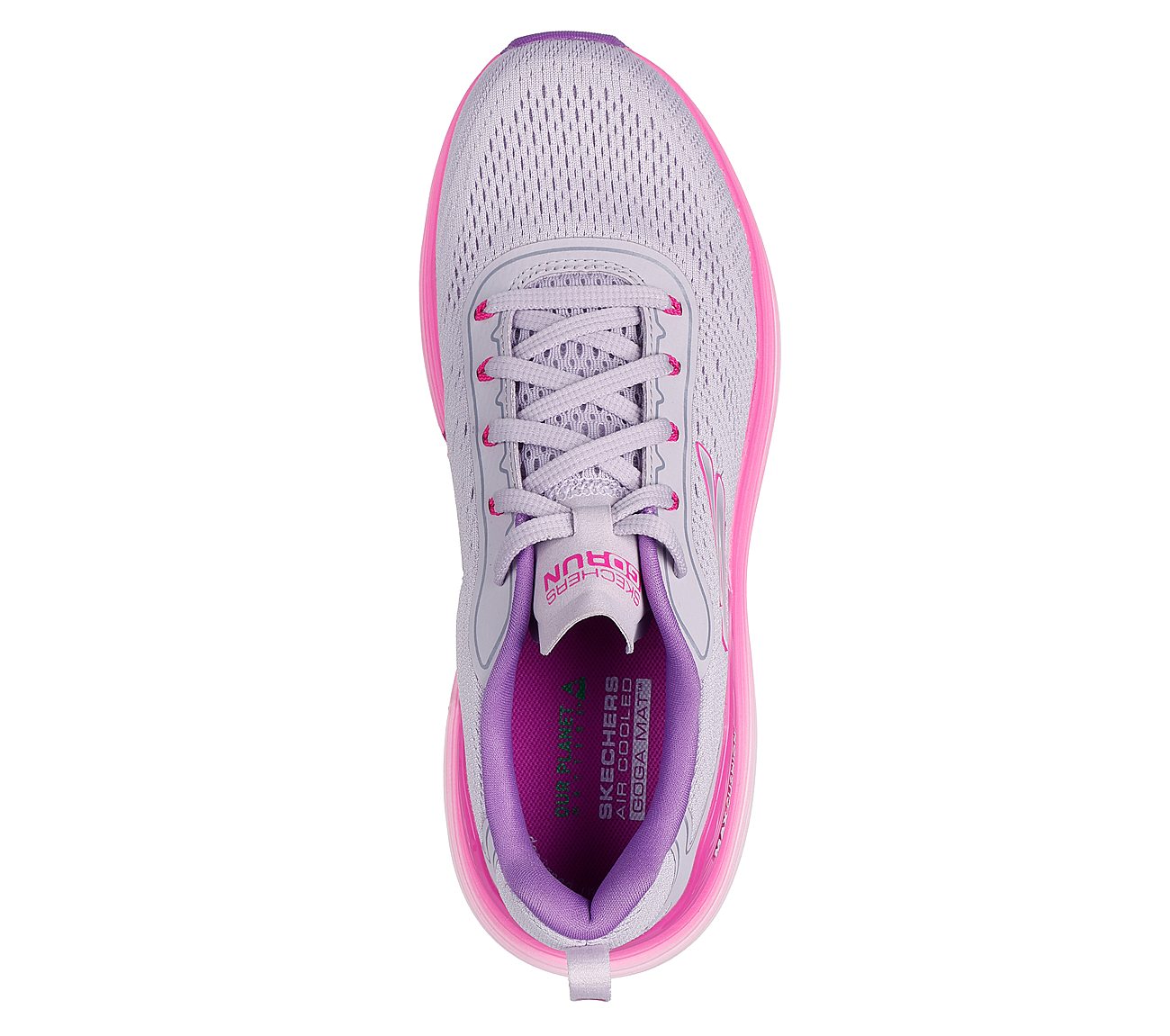 MAX CUSHIONING SUSPENSION - H, LILAC Footwear Top View