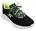 GO RUN MOJO 2.0 - LUCITE, BLACK/LIME Footwear Lateral View
