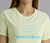 PERFORMANCE RUNNING T-SHIRT, LT. GRAY/LIME Apparel Right View