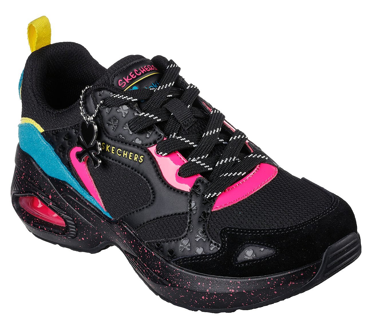 MUNO, BLACK/MULTI Footwear Right View