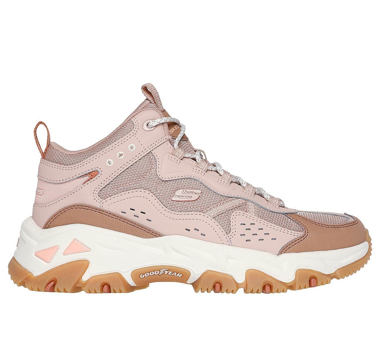 D'LITES HIKER - ROSCRAN, PINK/MULTI Footwear Lateral View