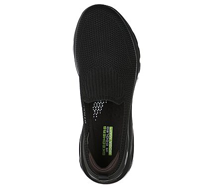 GO WALK AIR-AIRFLOW, BBLACK Footwear Top View