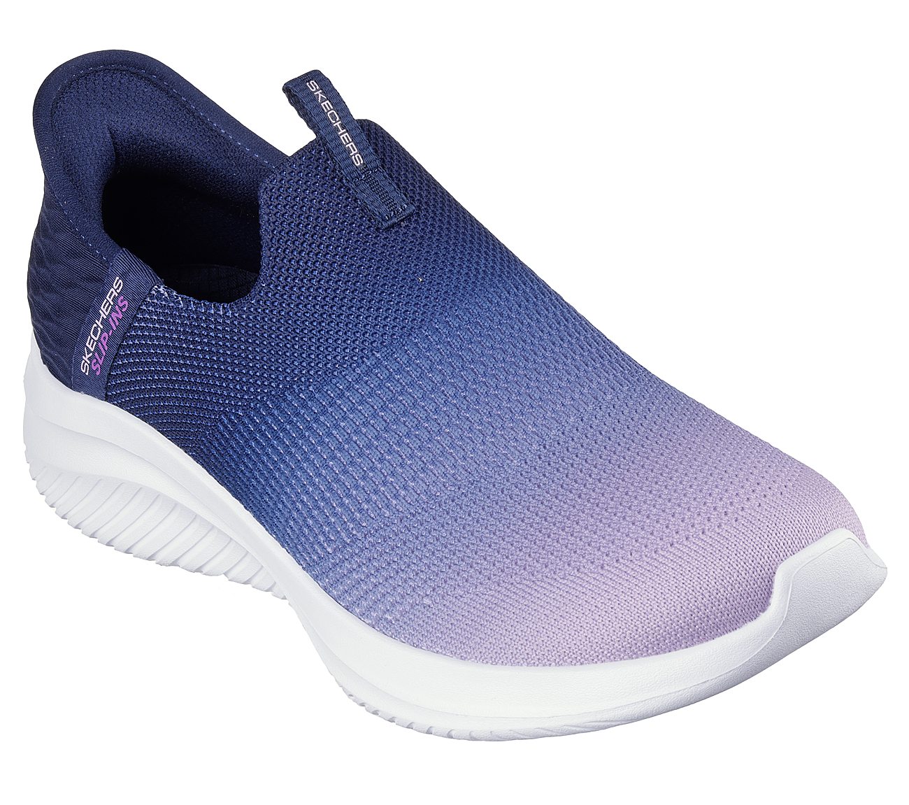 SKECHERS SLIP-INS: ULTRA FLEX 3.0 - BEAUTY BLEND, NAVY Footwear Right View