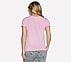 #SUMMERBOD CREWNECK T-SHIRT, LT.PINK WHITE Apparel Top View