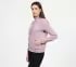 THE GOWALK HOODLESS HOODIE, PINK/LAVENDER Apparel Top View