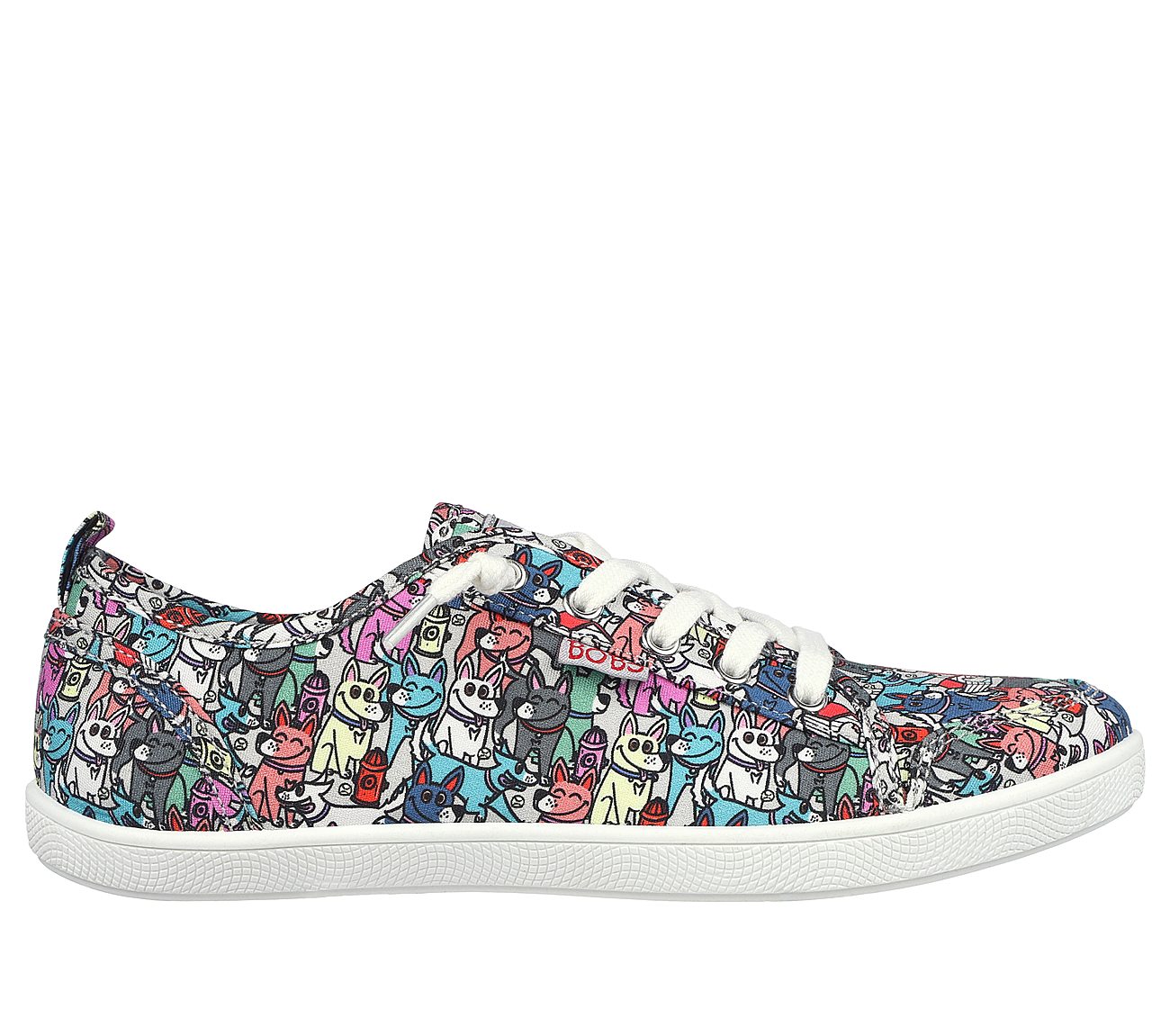 BOBS B CUTE-FRIENDS FUR-EVER, GREY/MULTI Footwear Lateral View
