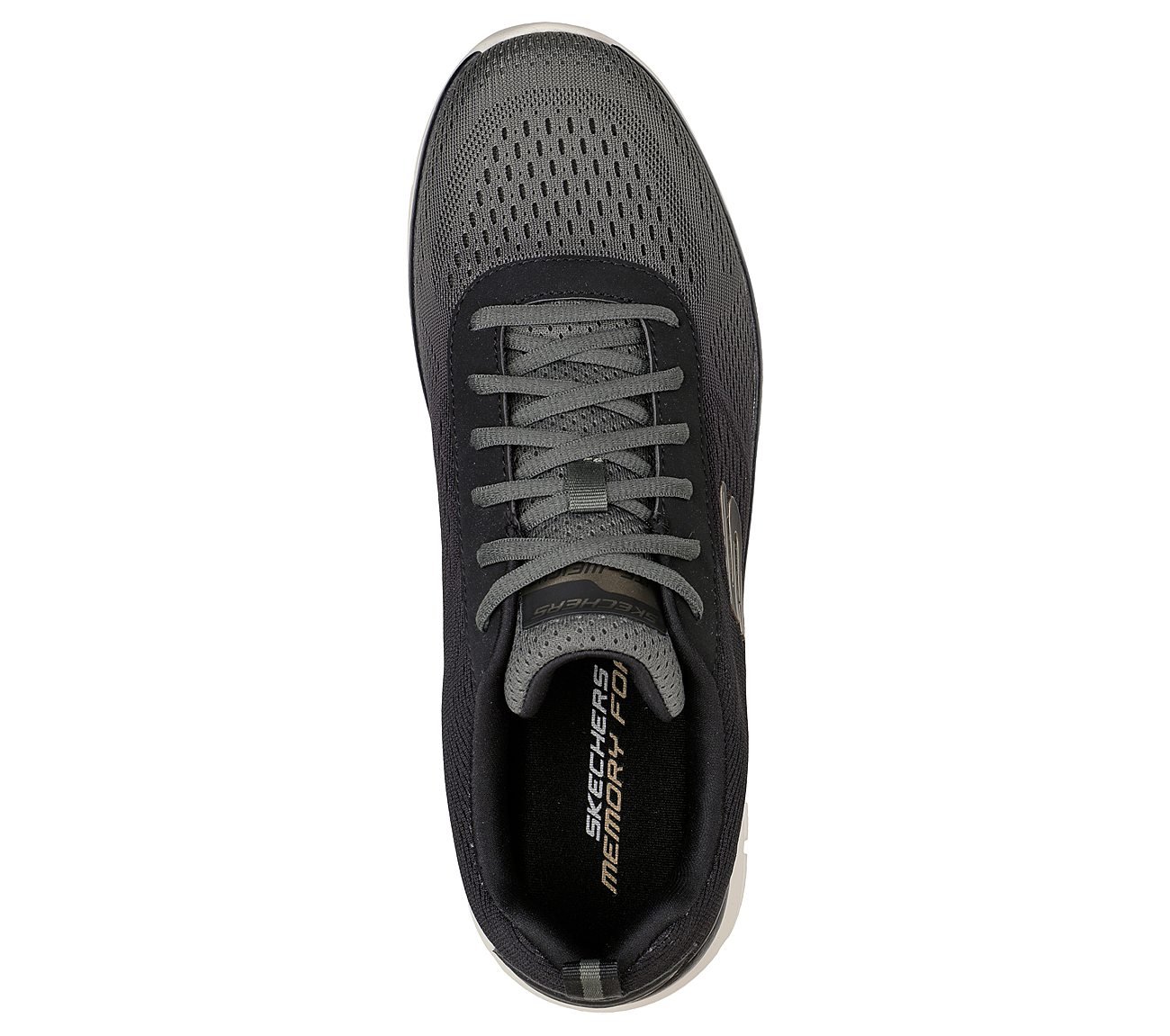TRACK-RIPKENT, OLIVE/BLACK Footwear Top View