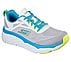 MAX CUSHIONING ELITE- SPARK, WHITE/AQUA Footwear Lateral View