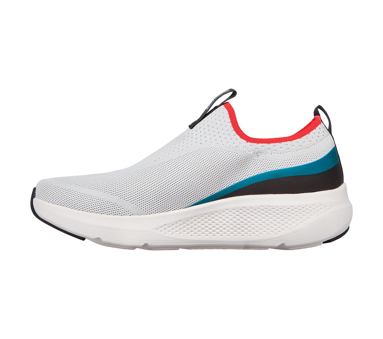 GO RUN ELEVATE - UPRAISE, GREY/ORANGE Footwear Left View