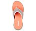 ON-THE-GO 600 - GLOSSY, TAUPE/ORANGE Footwear Top View