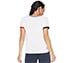 BOBS FLAG HEART RINGER T-SHIRT, WWWHITE Apparels Top View