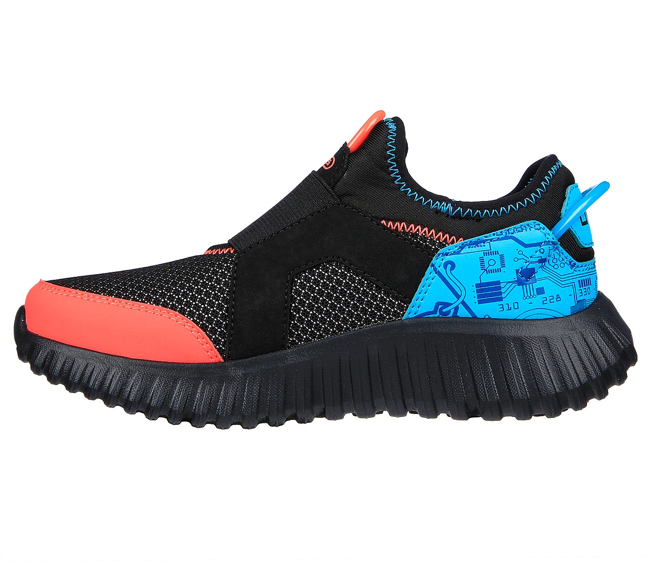 DEPTH CHARGE 2.0-DOUBLE POINT, BLACK/MULTI Footwear Left View