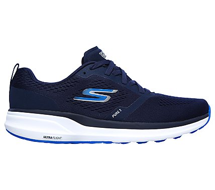 GO RUN PURE 2, NAVY/BLUE Footwear Right View