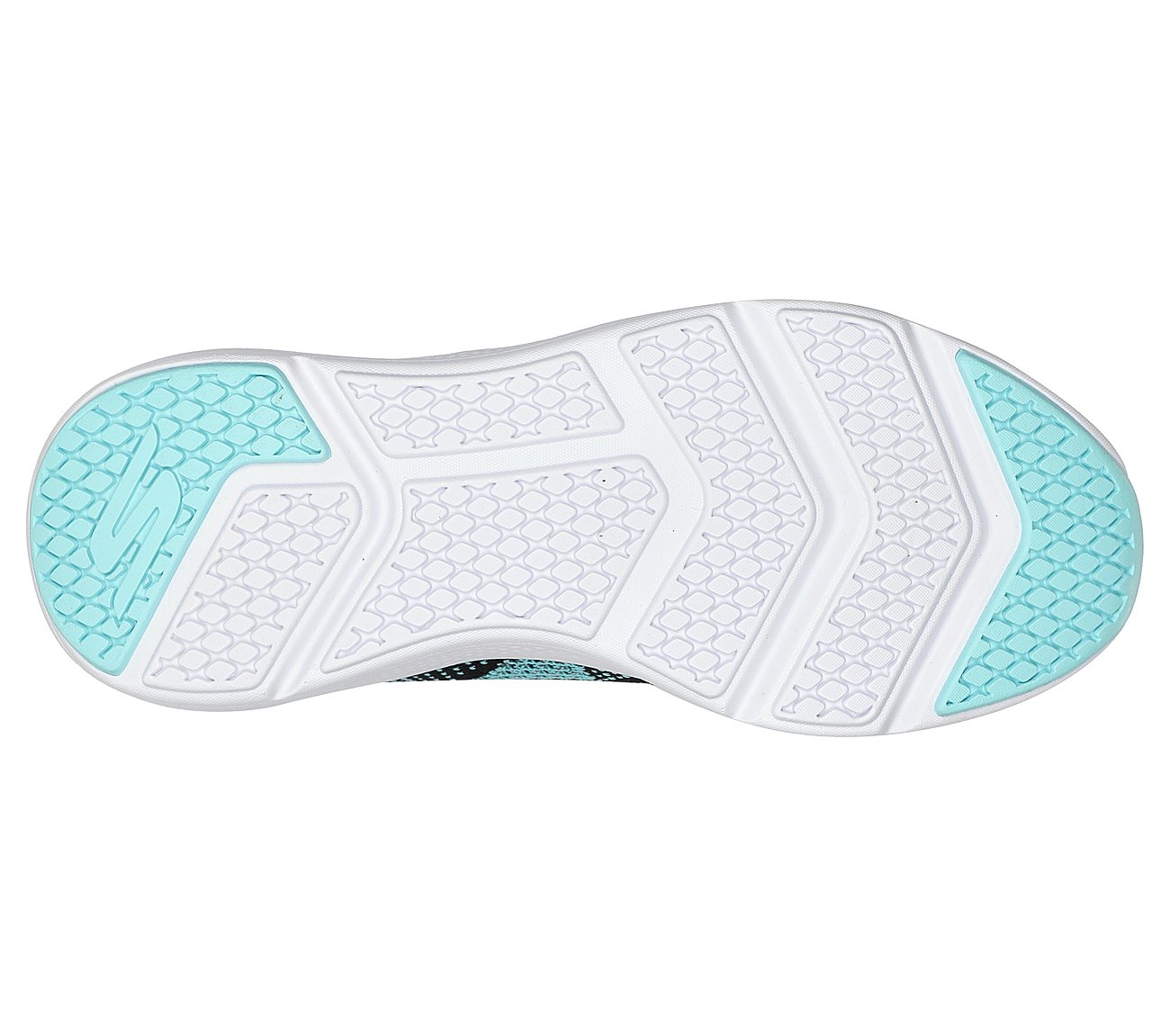 GO RUN ELEVATE, BLACK/AQUA