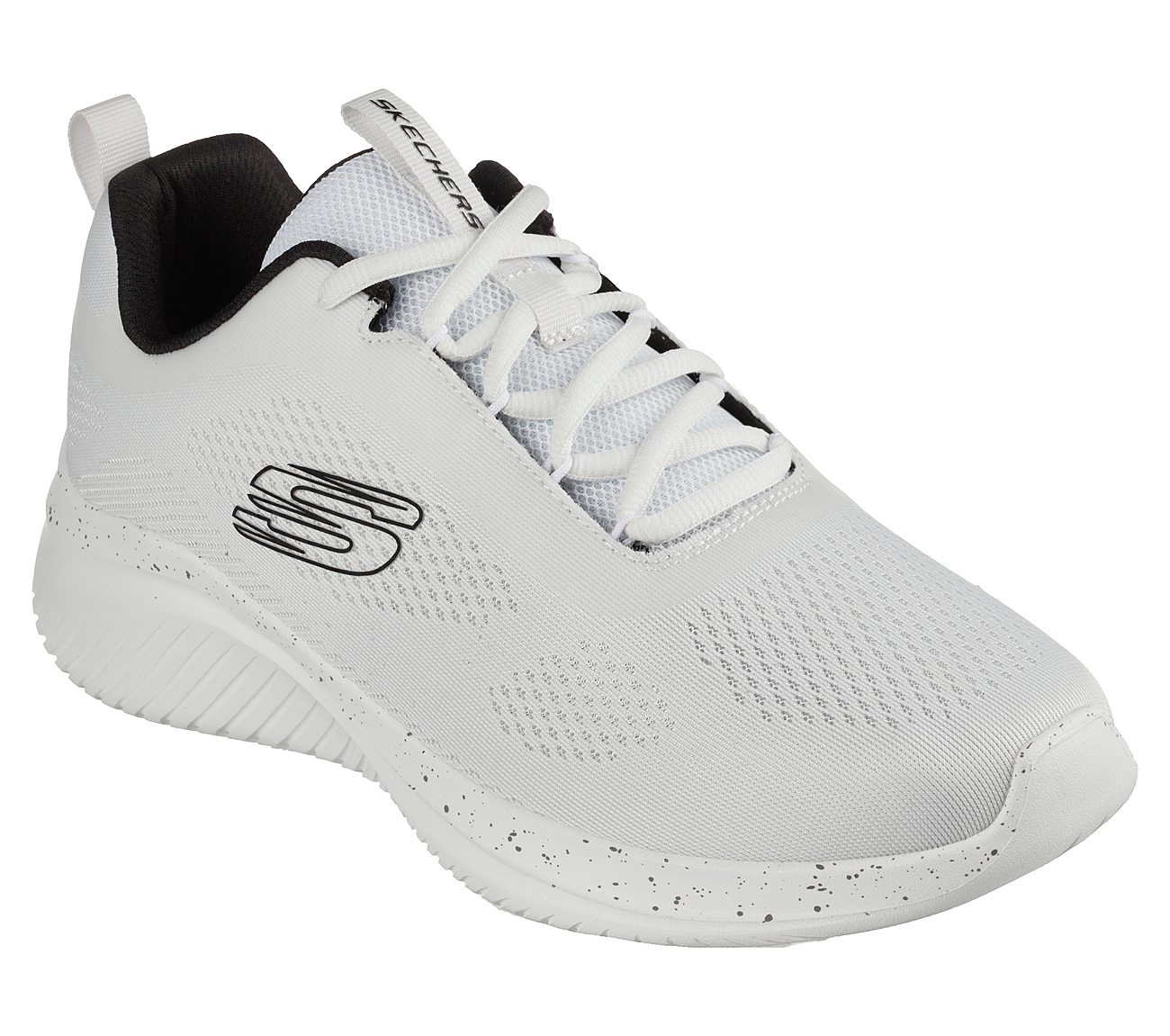 ULTRA FLEX 3, WHITE BLACK Footwear Lateral View