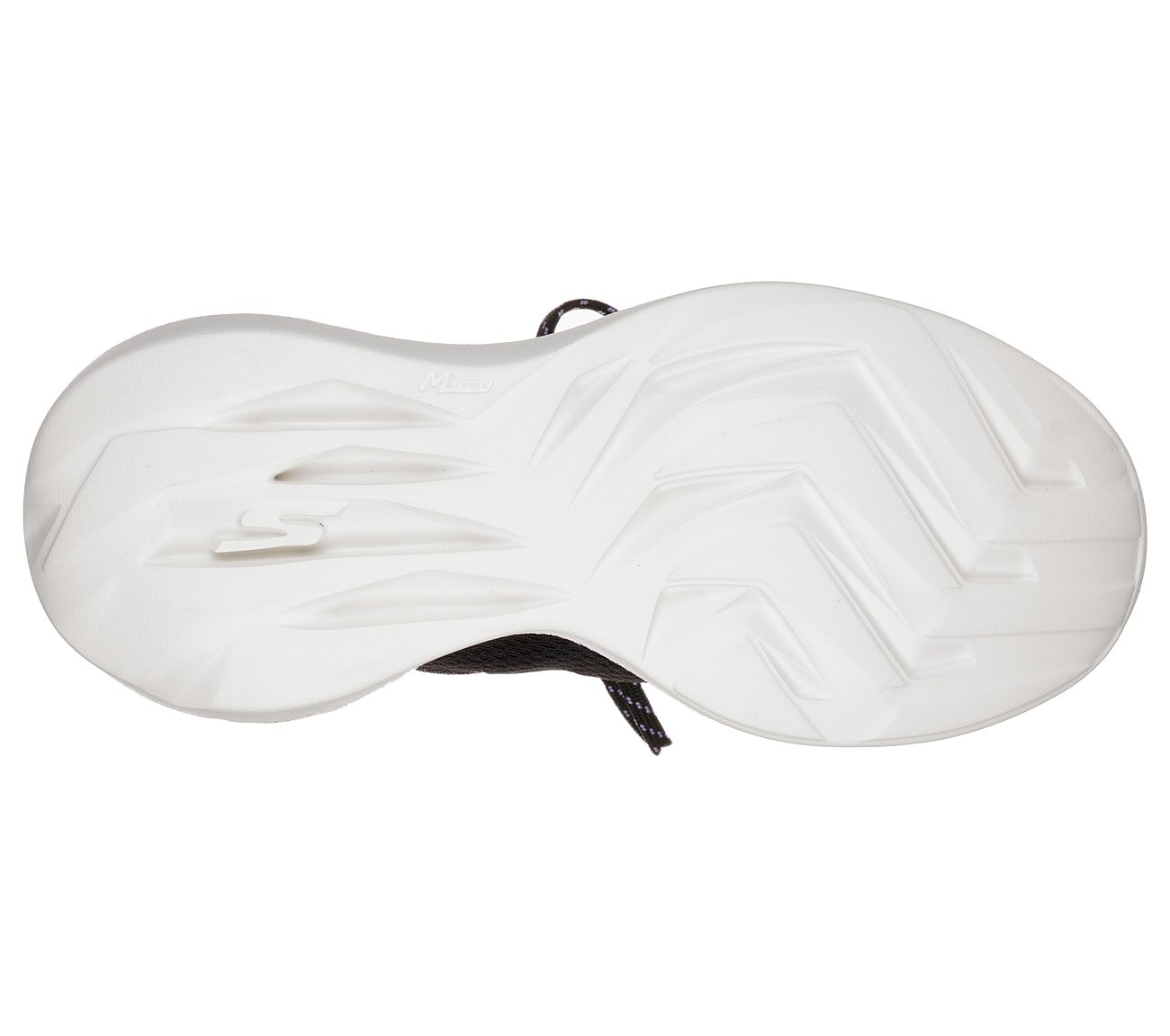 GO RUN FAST-INVIGORATE, BLACK/LAVENDER Footwear Bottom View