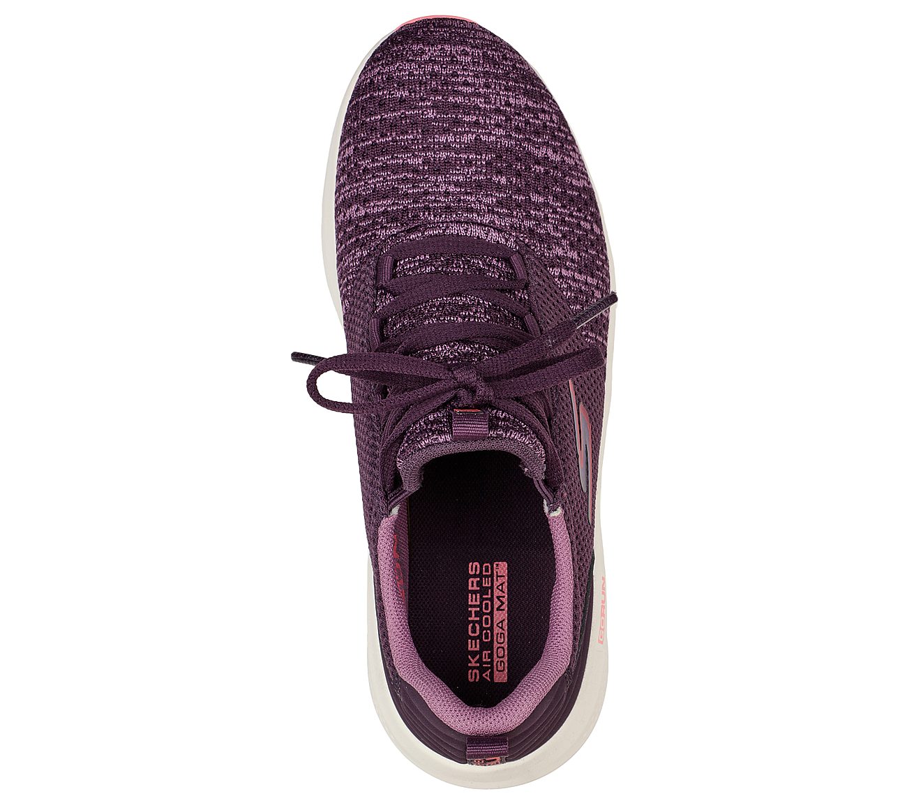 GO RUN ELEVATE-PLEASANT DAYS, PLUM Footwear Top View