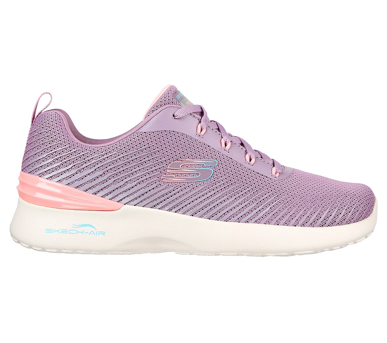 SKECH-AIR DYNAMIGHT-LUMINOSIT, MMAUVE Footwear Lateral View