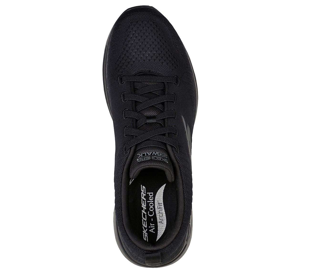 GO WALK ARCH FIT-GRAND SELECT, BBLACK Footwear Top View