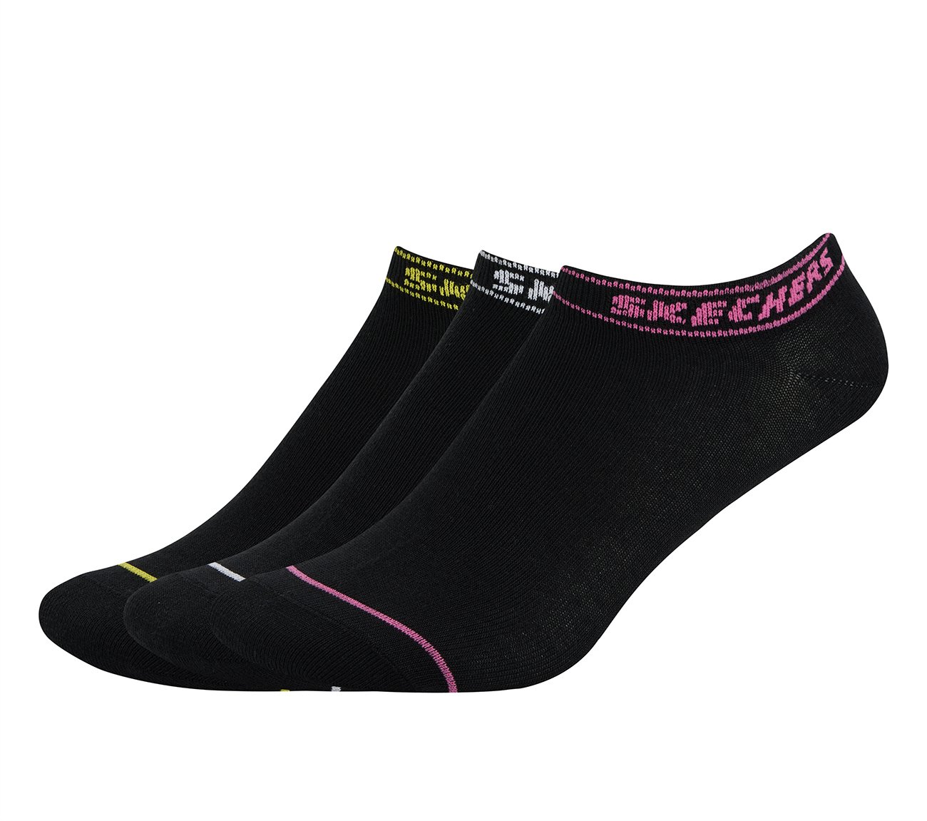 3PK WOMENS NON TERRY LOW CUT, BLACK