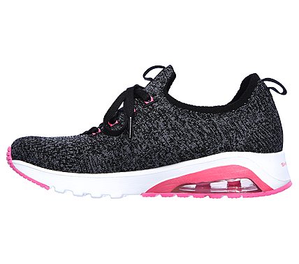 SKECH-AIR EXTREME-EASY MOVE, BLACK/HOT PINK Footwear Left View