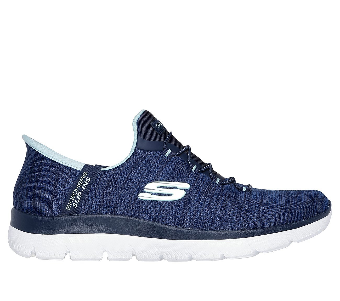 SUMMITS-EVERYDAY SET, NAVY/AQUA Footwear Lateral View