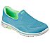 GO WALK 5, TURQUOISE/LIME Footwear Lateral View