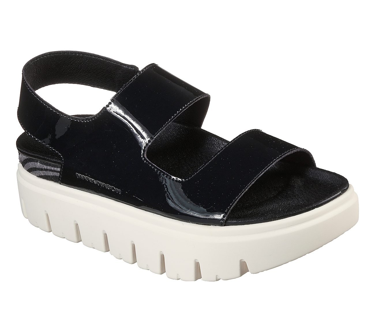 MALAGA - ELENA, BBBBLACK Footwear Top View