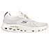 GO RUN GLIDE-STEP FLEX-RADAR, WHITE BLACK Footwear Lateral View