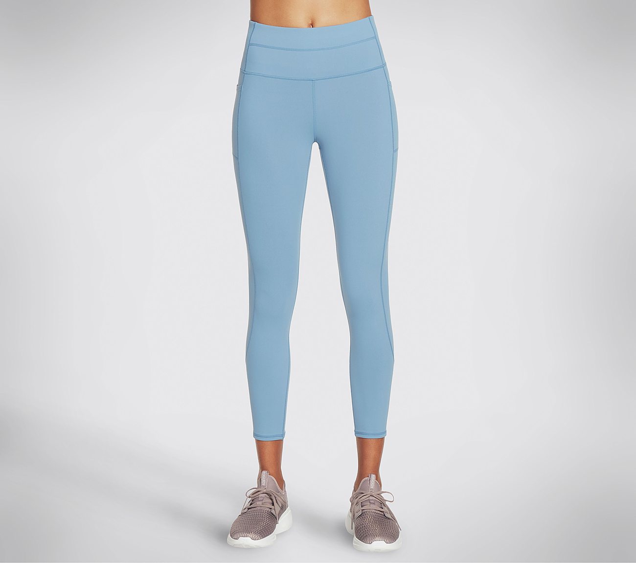 GOWALK HW 7/8 LEGGING II, BLUE/GREY Apparels Lateral View