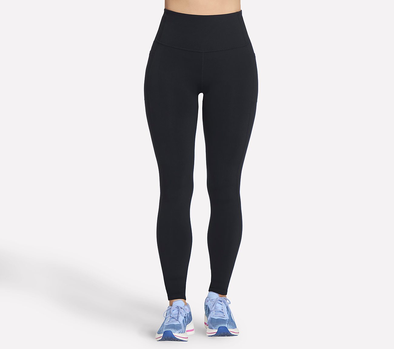 Skechers Go walk Hw Legging Ii - Black High Waisted Gym Leggings